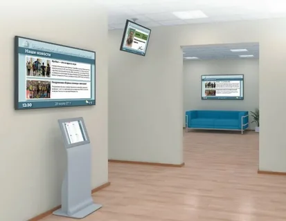 Информационный экран для поликлиники